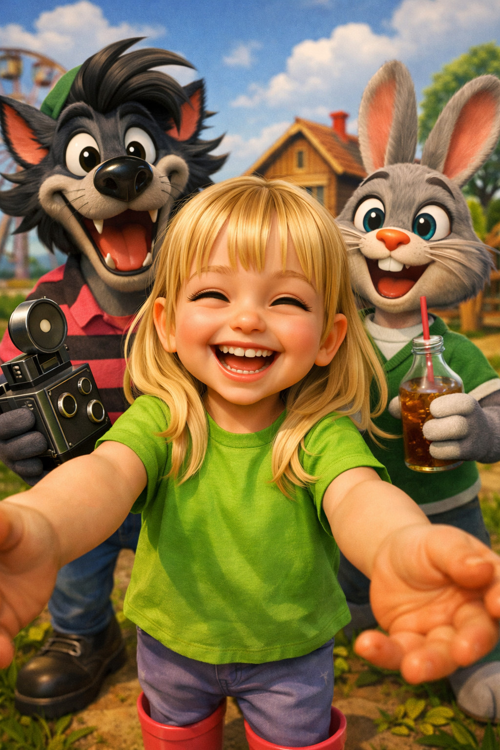 В стиле мультфильма