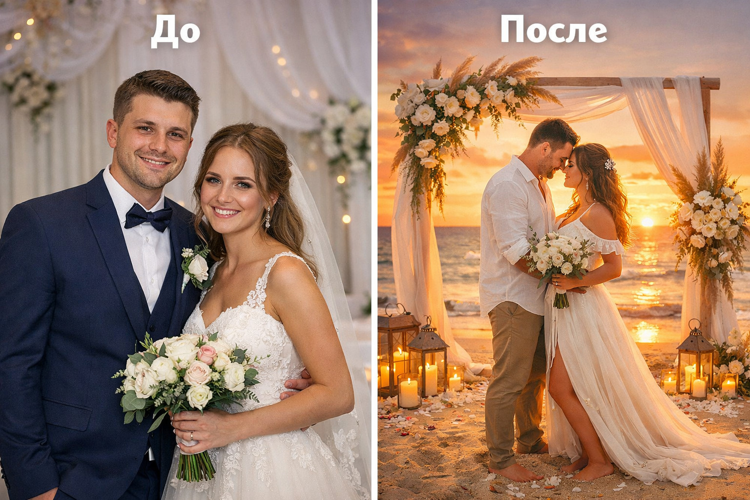 Свадьба на пляже